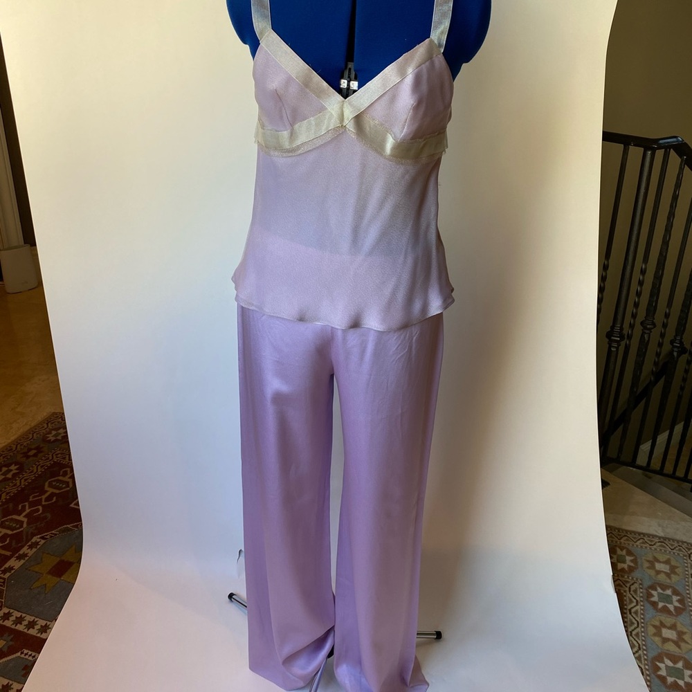 LUCA LUCA silk/organza top